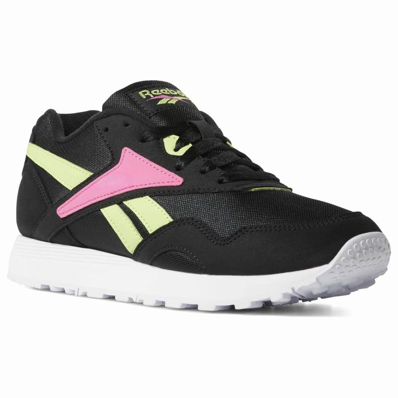 Tenisi Reebok Rapide Dama Negrii/Roz/Verzi Deschis Romania VX9553UG